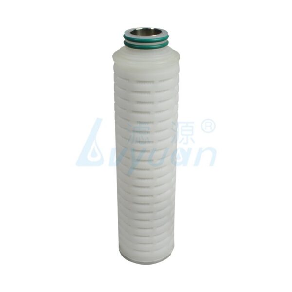 0.2 μm 5 inch PES membrane pleated cartridge filters manufacturer