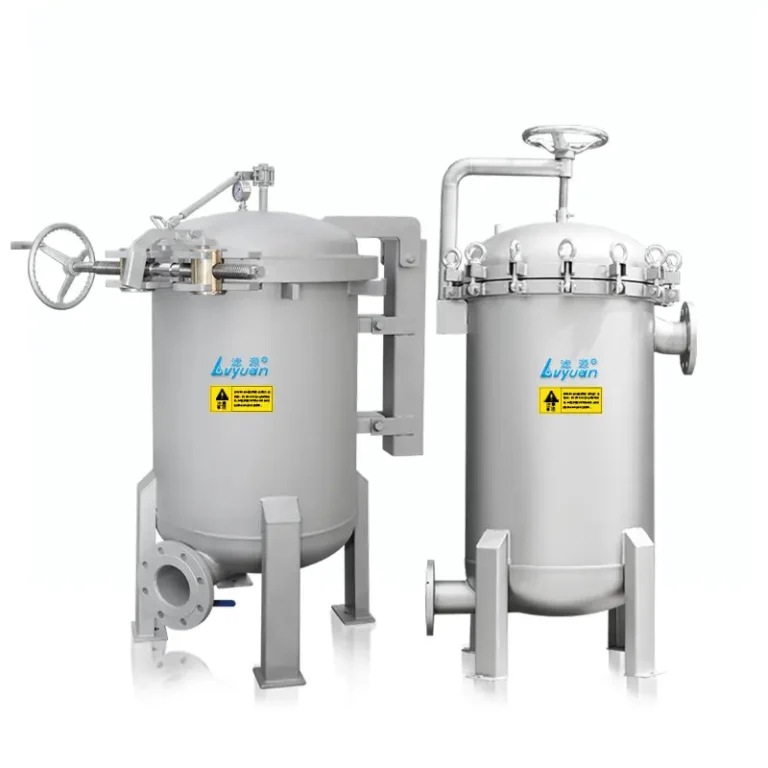 What'S The Construction Of Stainless Steel Filter Housing? 6 quick open bag filter housing