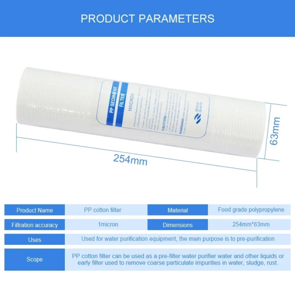 Nuevo PP Melt Blown Filtro Cartucho Mayorista Para Purificación De Agua