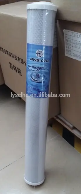 20 inch 1 stage water filter Cartridge GAC activated carbon UDF + CTO + PP