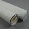 Big flow PP pleated 20 inch20 microns rate filtration sediment water filter cartridge