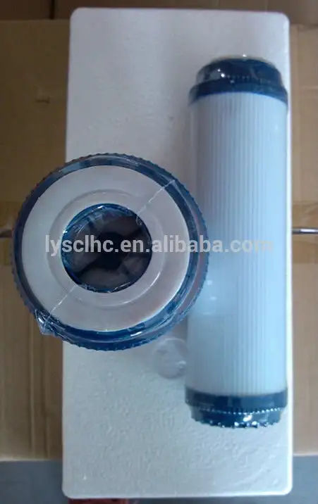 Uso doméstico de prefiltración y ósmosis inversa tipo PP hilado CTO GAC UDF filtro de agua Cartucho 10 20