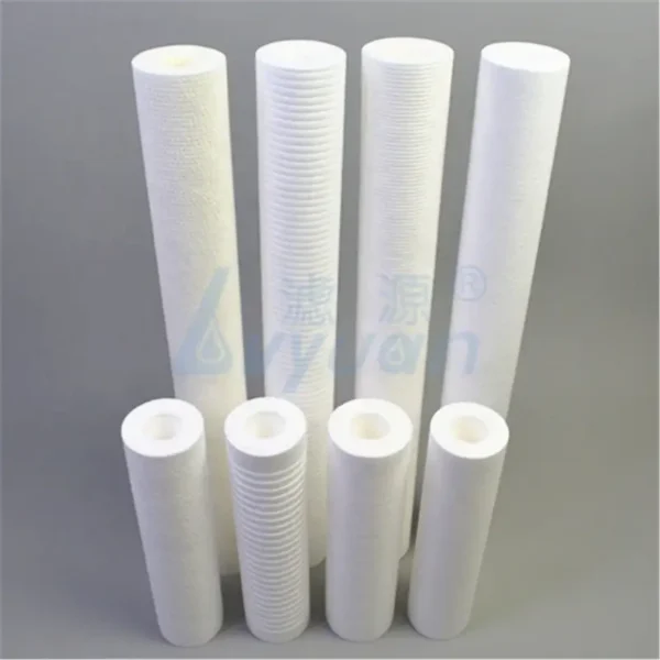 Meltblown Polypropylene Spun Poly water filter cartridge cartridges 10 20 30 40 inch for RO Water Purifier Purification system