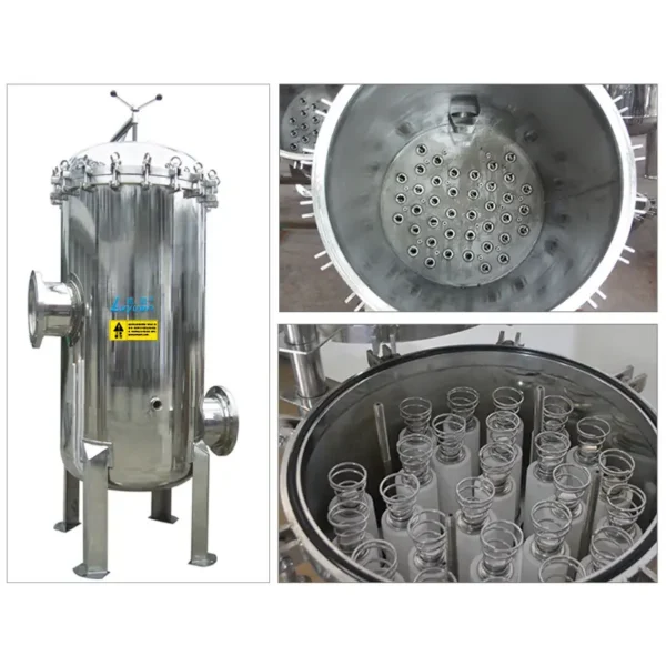 Stainless Steel Multi Cartridge Filter Housing