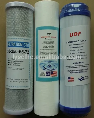 Water Associate UDF Activated CTO Compressed Carbon PP Sediment Filter cartridge for drinking Water Purifier Prefiltering Water Associate UDF Activated CTO Compressed Carbon PP Sediment Filter cartridge for drinking Water Purifier Prefiltering