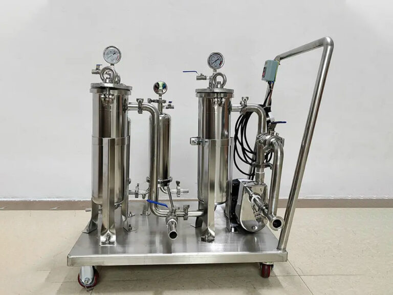 Stainless Steel Filter System With 4 Stages For Oil Gas Liquid Purification 5 Stainless steel filter system with 4 stages for oil gas liquid purification
