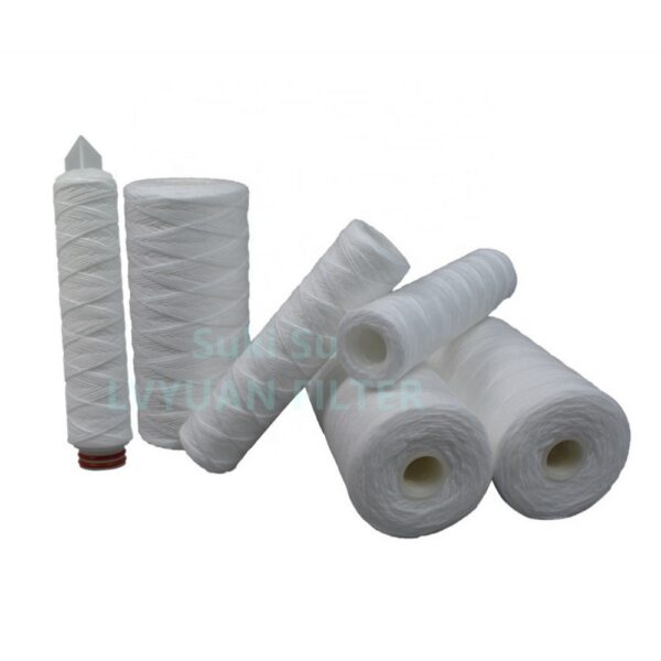 1 5 Micron String Wound Sediment PP Cotton Yarn Filter Cartridge
