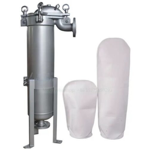Bag Filter Vessel With 5 Microns Stainless Steel Bag Water Filter Bag Filter Vessel With 5 Microns Stainless Steel Bag Water Filter