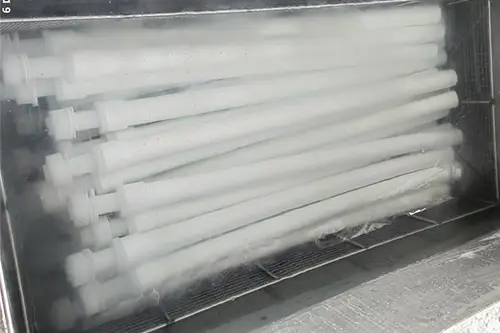 Optimized Ultrasonic Cleaning Protocol for Sintered PTFE Filter Cartridges