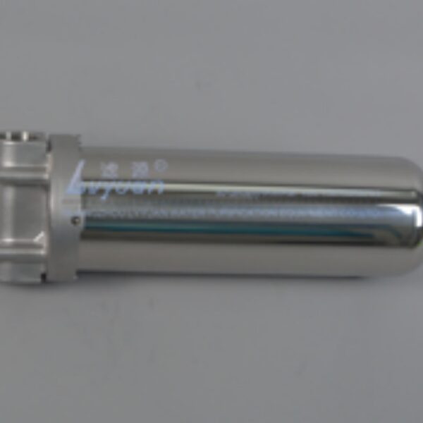 Stainless Steel Material SS304 316L Single Cartridge 5 Inch Water Treatment Housing Filter