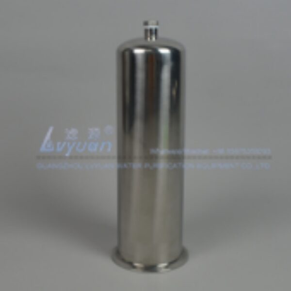 Stainless Steel Material SS304 316L Single Cartridge 5 Inch Water Treatment Housing Filter
