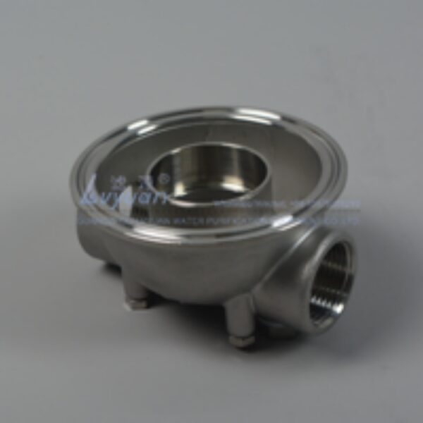 Stainless Steel Material SS304 316L Single Cartridge 5 Inch Water Treatment Housing Filter