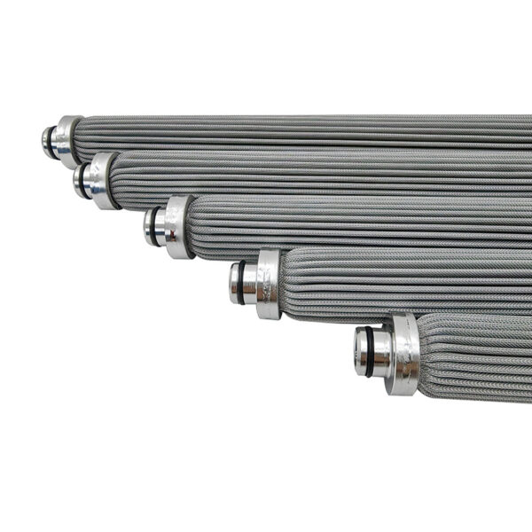 Elementos filtrantes sinterizados de alta eficacia para purificar