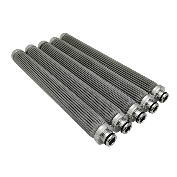 Elementos filtrantes sinterizados de alta eficacia para purificar