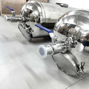 Depósito de almacenamiento de agua estéril de acero inoxidable para sistemas de ósmosis inversa