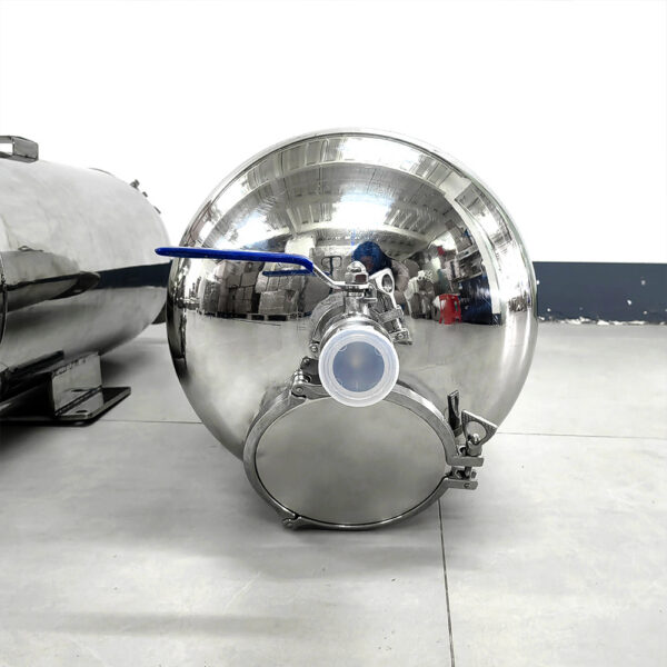 Depósito de almacenamiento de agua estéril de acero inoxidable para sistemas de ósmosis inversa Depósito de almacenamiento de agua estéril de acero inoxidable para sistemas de ósmosis inversa