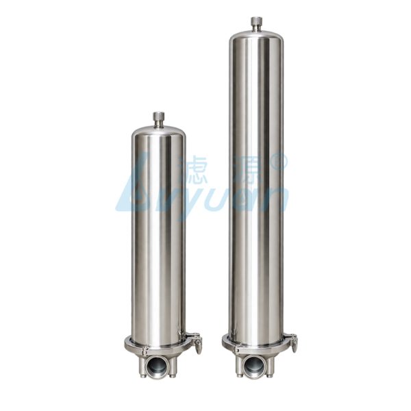 Carcasa para filtro de cartucho «Big Blue» de acero inoxidable de 20 pulgadas, n.º 2 Carcasa para filtro de cartucho de acero inoxidable «Big Blue» de 20 pulgadas