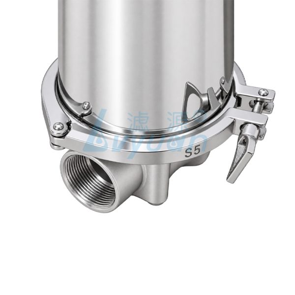 Carcasa para filtro de cartucho «Big Blue» de acero inoxidable de 20 pulgadas, 4 Carcasa para filtro de cartucho de acero inoxidable «Big Blue» de 20 pulgadas