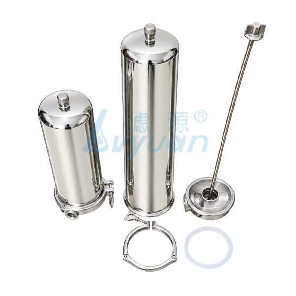 Carcasa para filtro de cartucho de acero inoxidable «Big Blue» de 20 pulgadas, 8 Carcasa para filtro de cartucho de acero inoxidable «Big Blue» de 20 pulgadas