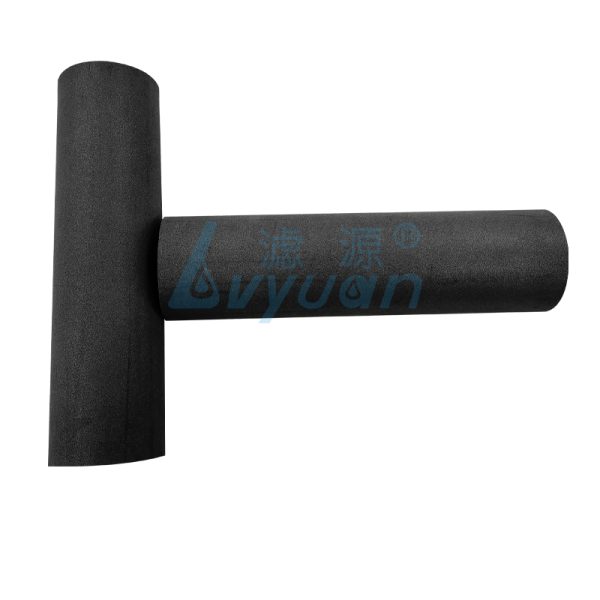 Elemento filtrante de carbón activado sinterizado