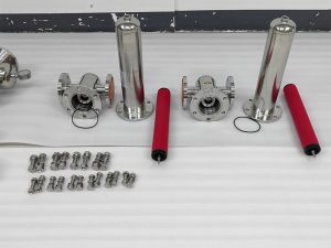 Carcasas de filtros de purificación de condensado para líneas de alta temperatura